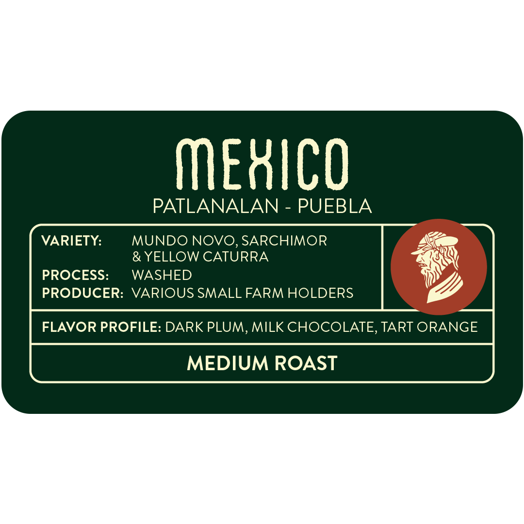 Mexico Patlanalan Puebla - Medium Roast Single-Origin Coffee